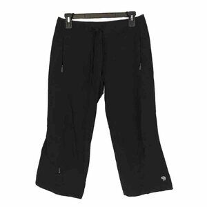 Mountain‎ Hardwear Cropped Hiking Pants Womens 6 Black Nylon Outdoor Gorpcore